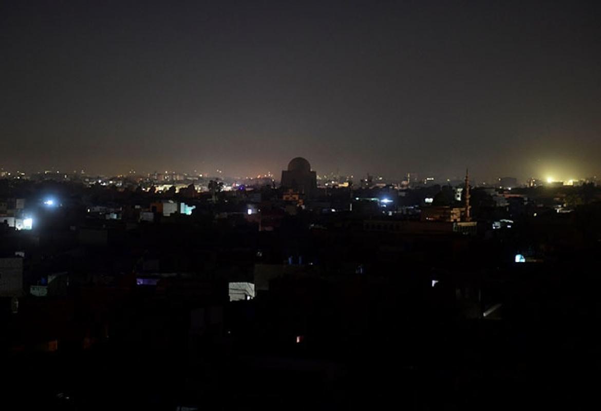 Отключение электричества в Пакистане