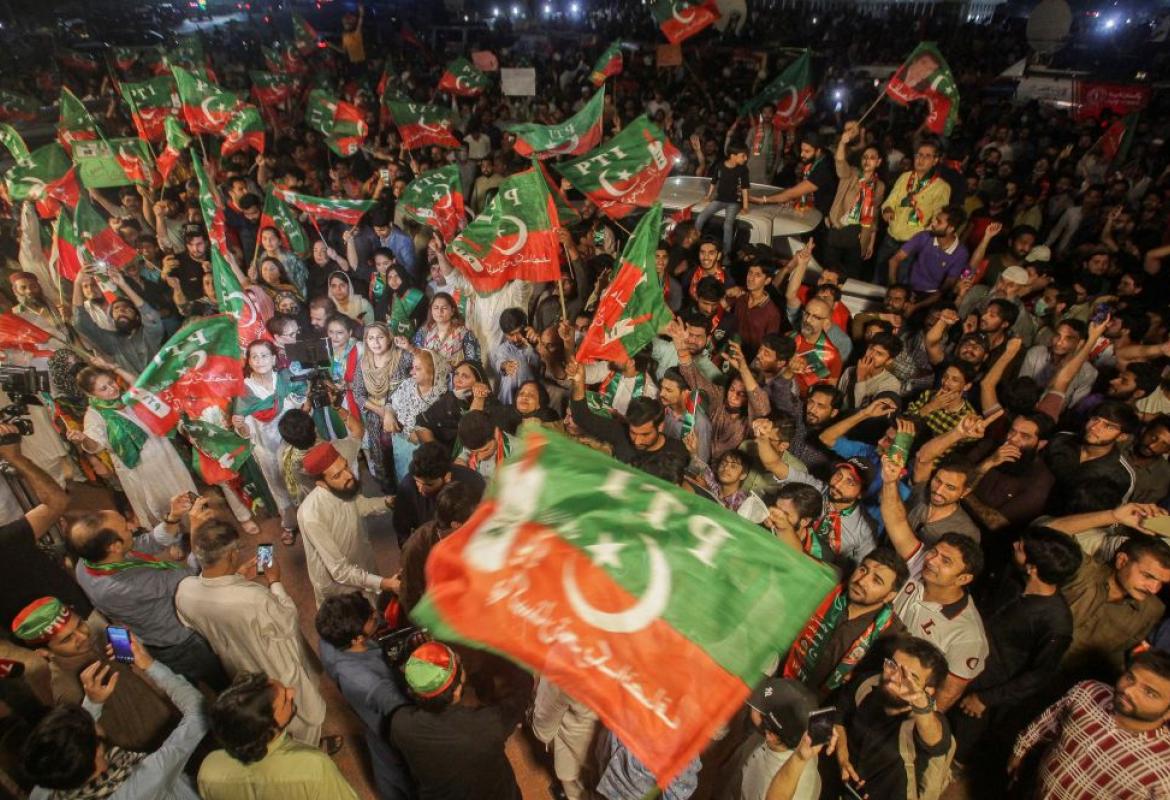 Акции в поддержку Имрана Хана