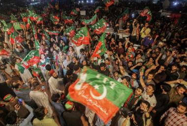 Акции в поддержку Имрана Хана